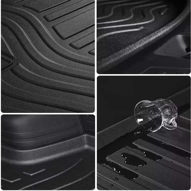 Car Trunk Mat for Renault Koleos 2008 Accessories 2007~2016 HY Samsung QM5 TPE Material Rear Cargo Tray Trunk Pads Accessories