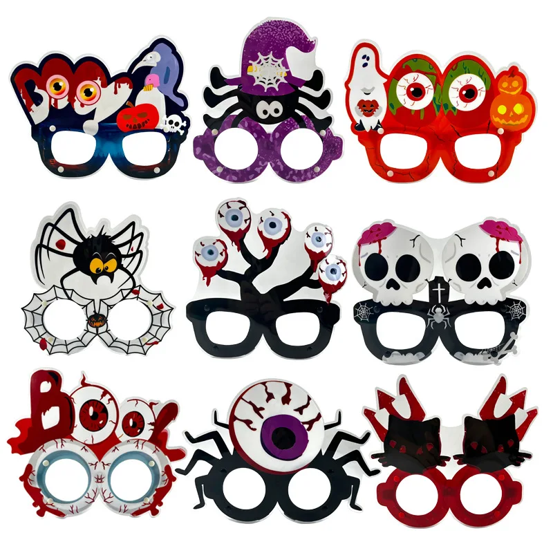 2024 New Halloween Funny Glasses Cosplay  Costumes Accessory Eyeball Rolling Glasses Children or Adults Christmas Gifts