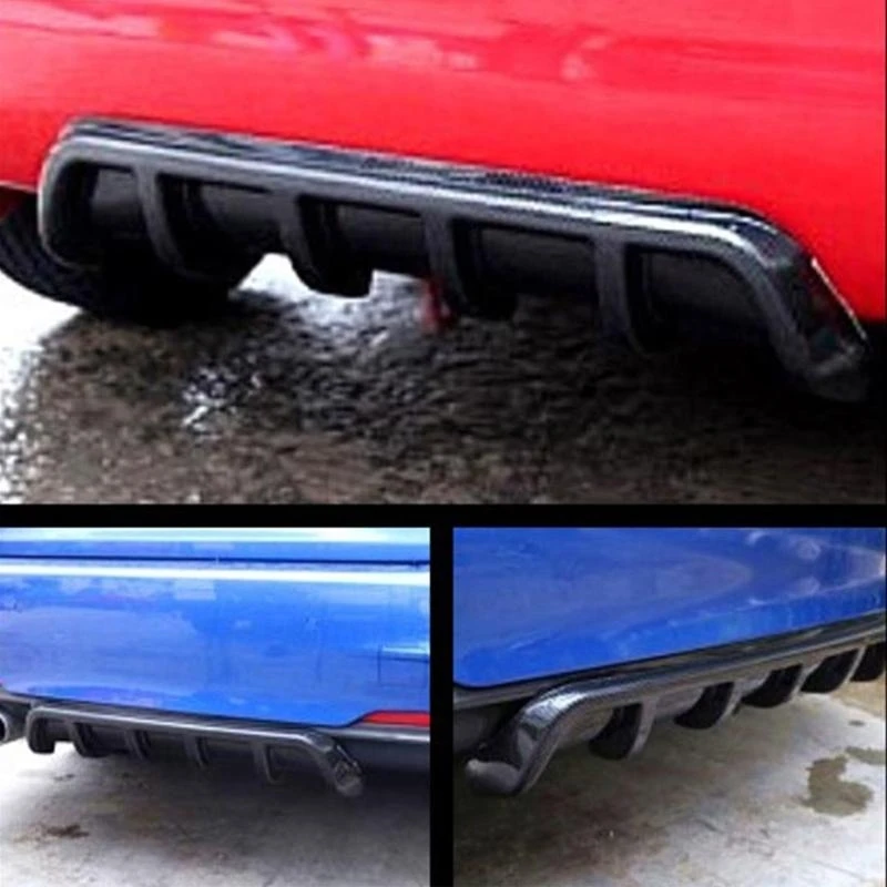 

2025 Новый задний бампер Splitter защитный крышка универсальный 25 "x 5" боковой акул -плав