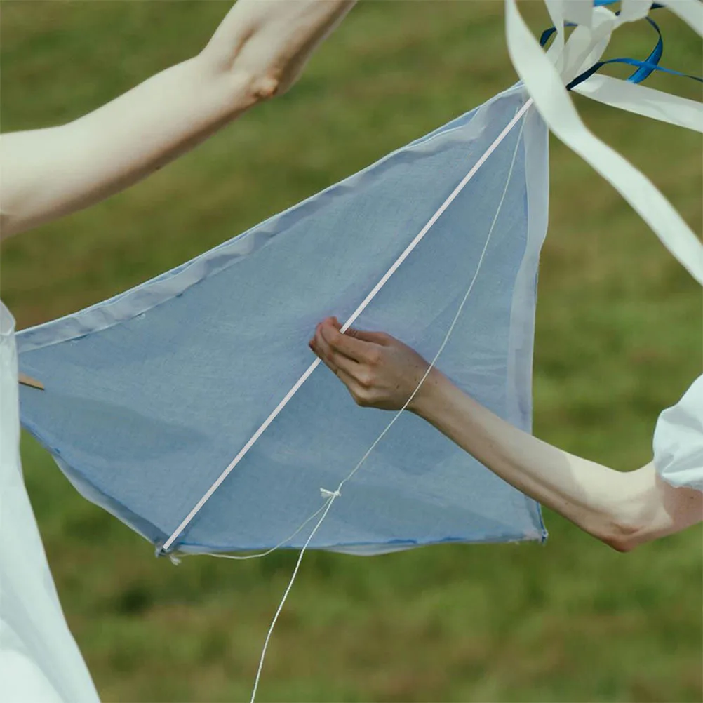 4 szt. Wytrzymałe plastikowe pręty podtrzymujące latawiec, okrągłe rurki, zestaw do samodzielnego montażu, naprawy, części zamienne do ramy latawca, latawce i latawce dla dzieci