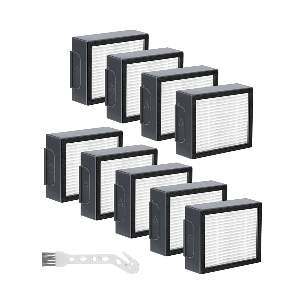

A13G-9Pcs Replacement HEPA Filter for Series: E5 E6 E7 I1 I3 I4 I5 I6 I7 I8 J7 Vacuum Cleaners(NOT for J7+)