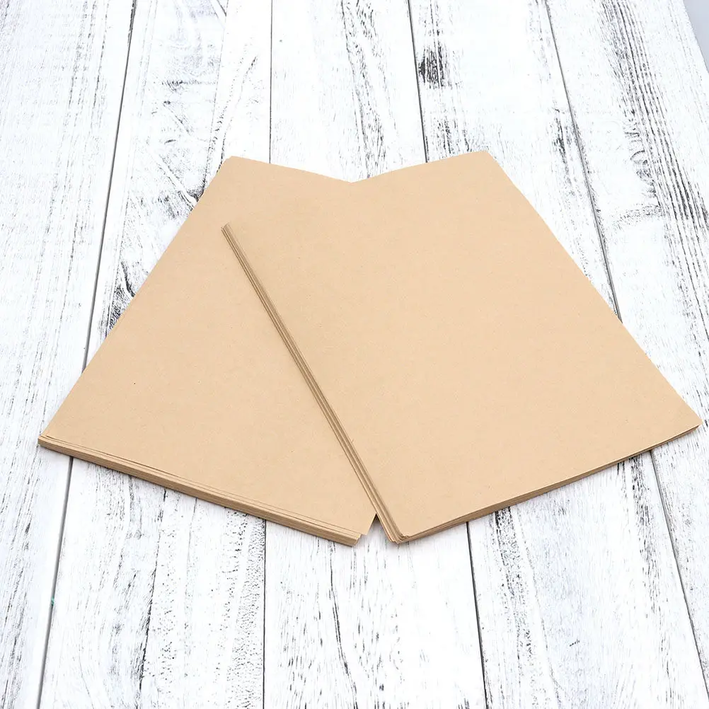 

150 Sheets Thick Rustic Kraft Writing Paper Perfect for Vintage Letter Writing Calligraphy Journaling Envelope Stuffing Retro
