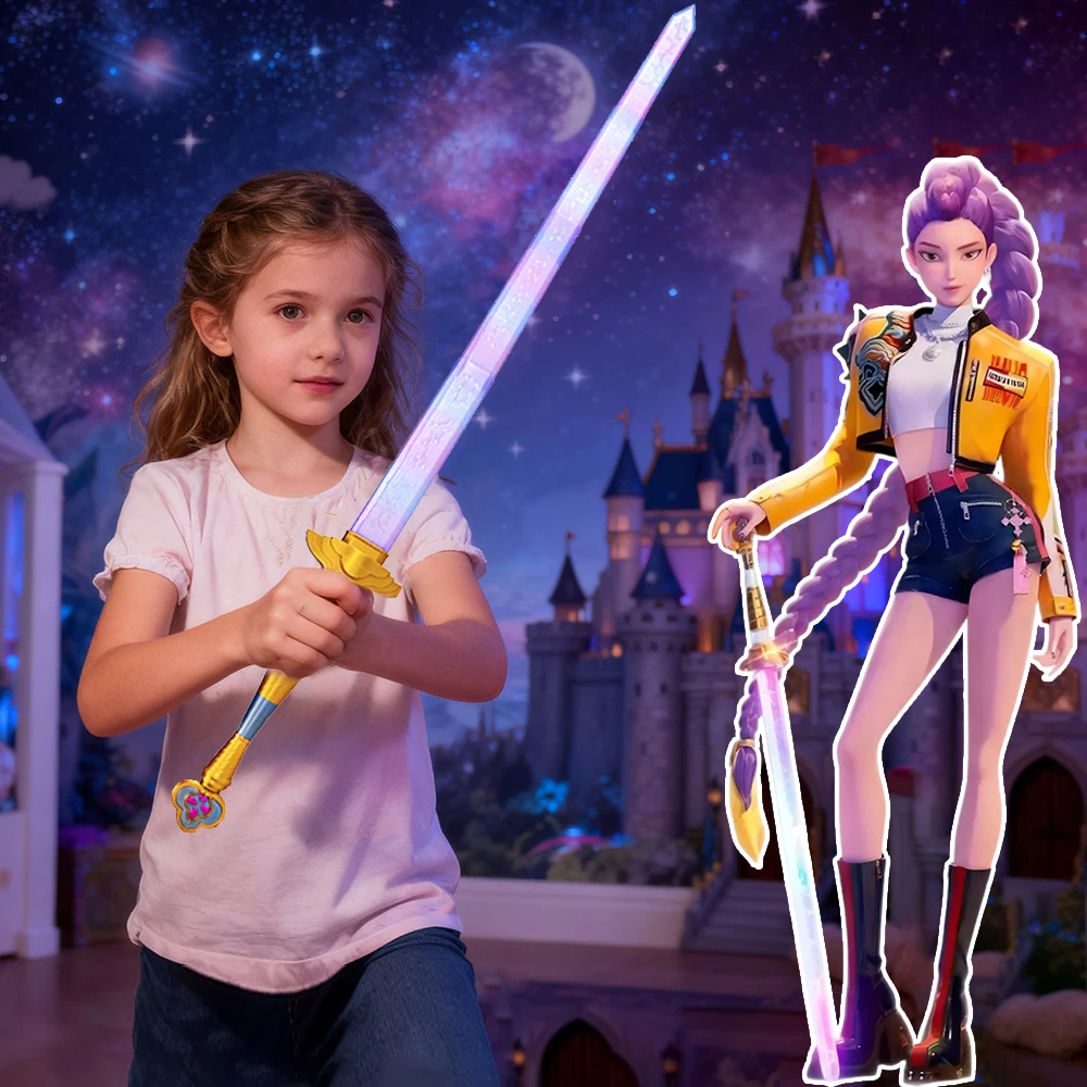 Épée Kpop Rumi avec symbole, tenues de démon, chasseurs de jeu de rôle, accessoire de Cosplay, accessoires de Costume de carnaval pour femmes et hommes, nouvelle collection