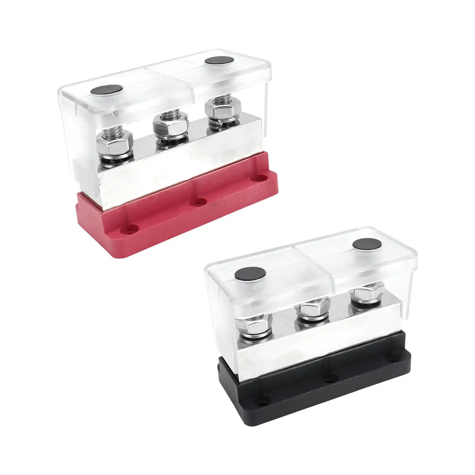 Bus Bar Power Distribution Block Heavy Duty Junction Block Marine Solar Wiring Car Accessories Easy Installation Copper Busbar