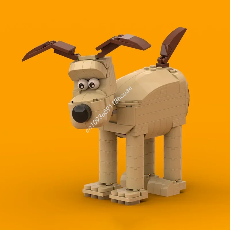 281 шт. Gromiting Wallaces and Gromitses Moc строительные блоки DIY игрушка для детей подарки на день рождения, Рождество, развитие творчества