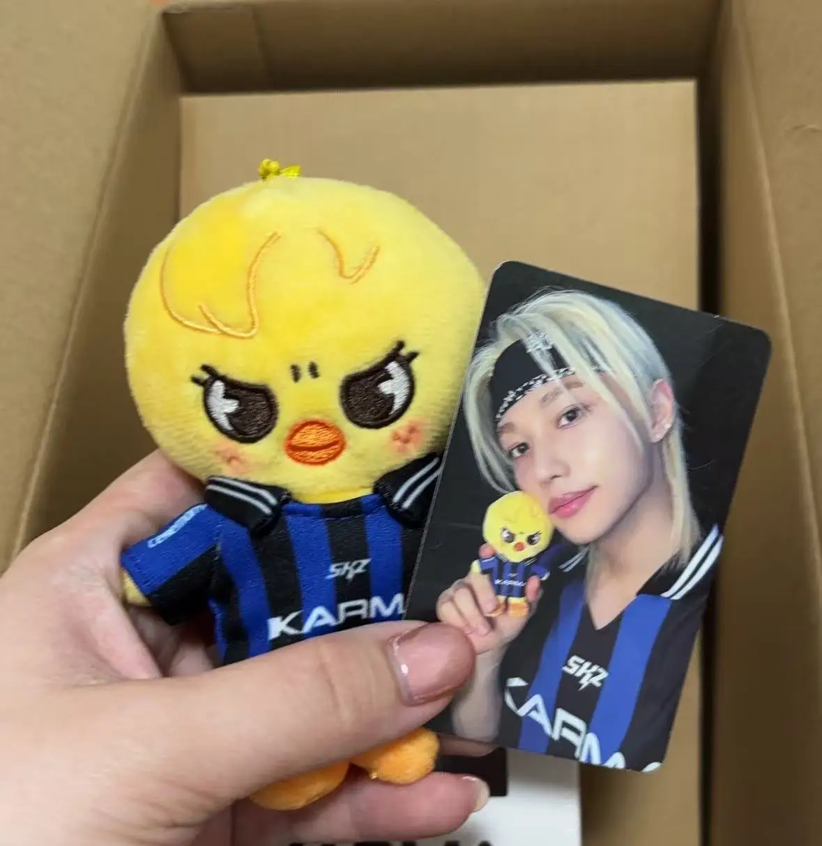 Staykids SKZ Mini Keychain Pendant Han Zhicheng Magic School Week FELIX Cartoon Plush Christmas Children's Gift