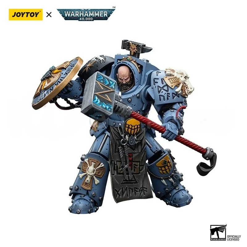 

JOYTOY 1/18 Action Figure 40K Space Wolves Arjac Rockfist Anime Model Toy