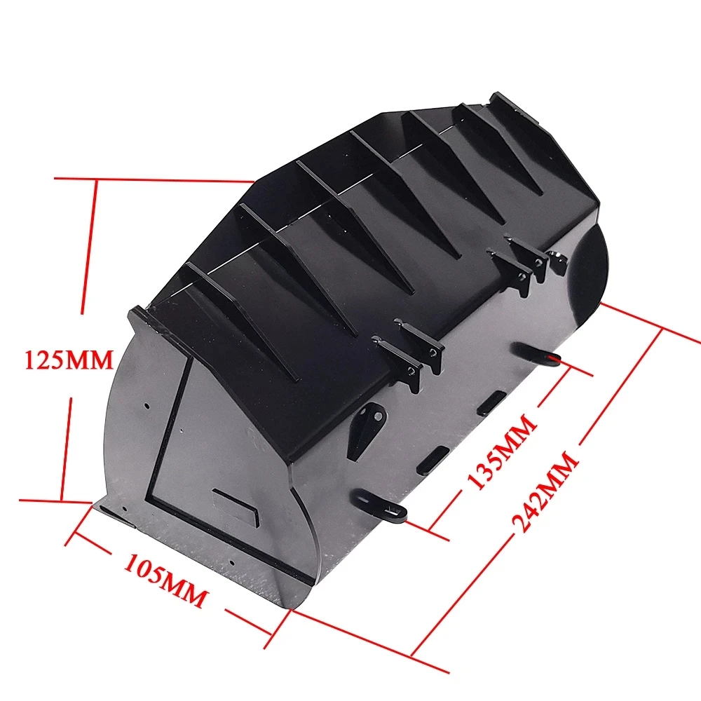 MTM-Fourche E27 pour chargeur hydraulique 1/14 RC, pièce améliorée, WA480, voitures télécommandées, jouets modèles TH21803