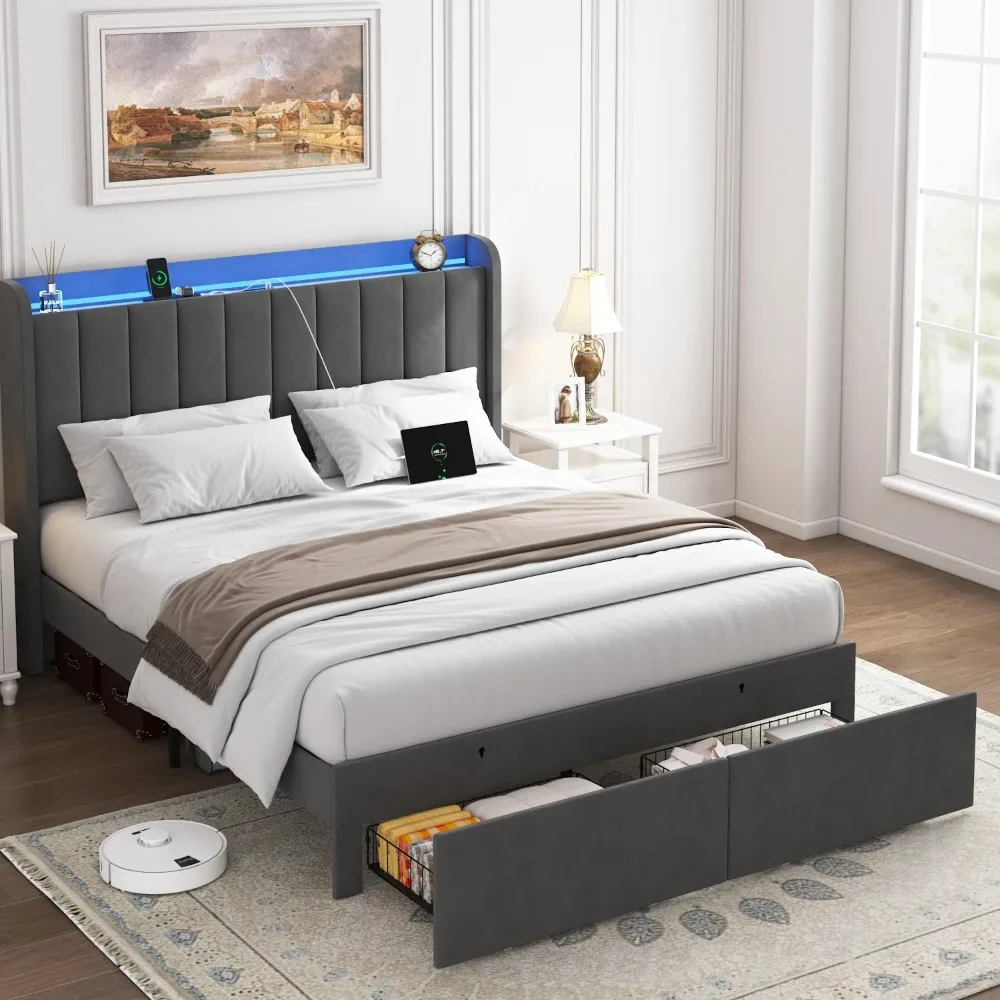 Queen Size Bed Fram…