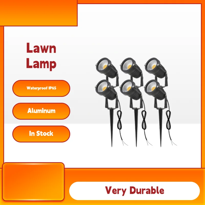 

LED Outdoor Garden Lights 220V12V24V 5W 10W 15W Lawn Lamp IP65 Waterprof Landscape Spike Bulb Path Spotlights for Garden