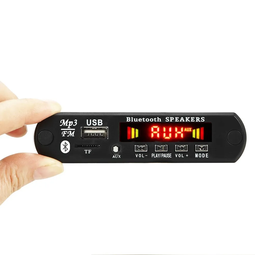 50W MP3 WPE Decoder Board Audio Module USB TF Radio Bluetooth5.0 Wireless Music Car  Player With Remote Control