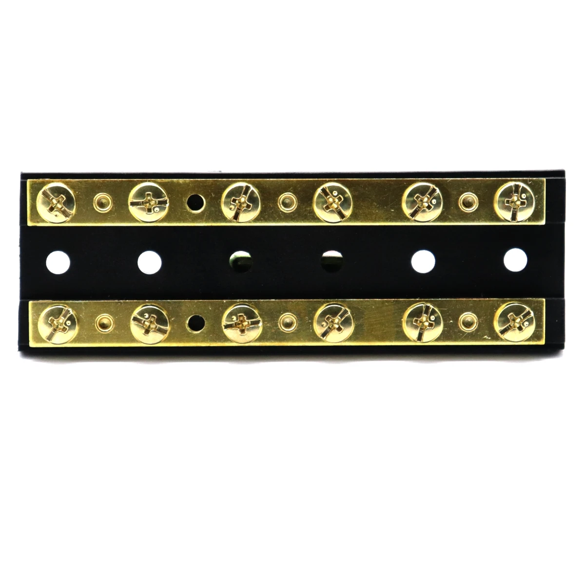 

High Current Dual Bus Bar 60A Car Boat Block Glass Fiber Nylon Base Durable Module Box Wiring