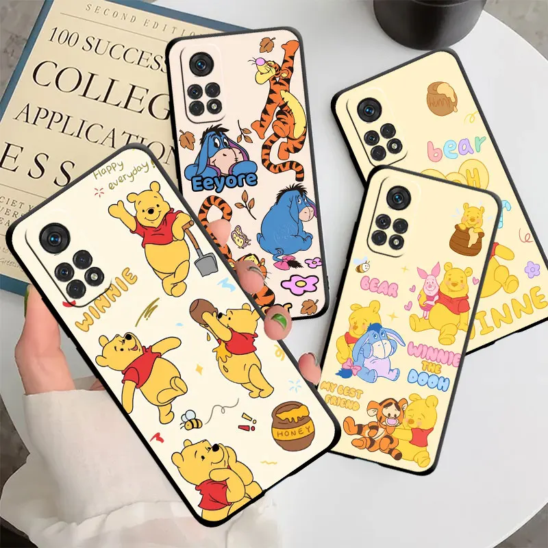 Case For Xiaomi Mi Poco X3 NFC 11 Lite 11T Pro X5 X4 12 10T 9T M3 F3 M4 Note 10 C55 C40 Phone Cover Disney Eat Honey Pooh Bear