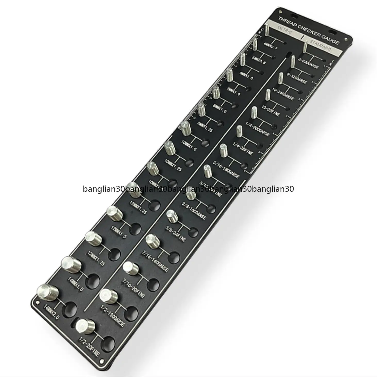 Screw female bolt thread inspector measuring gauge