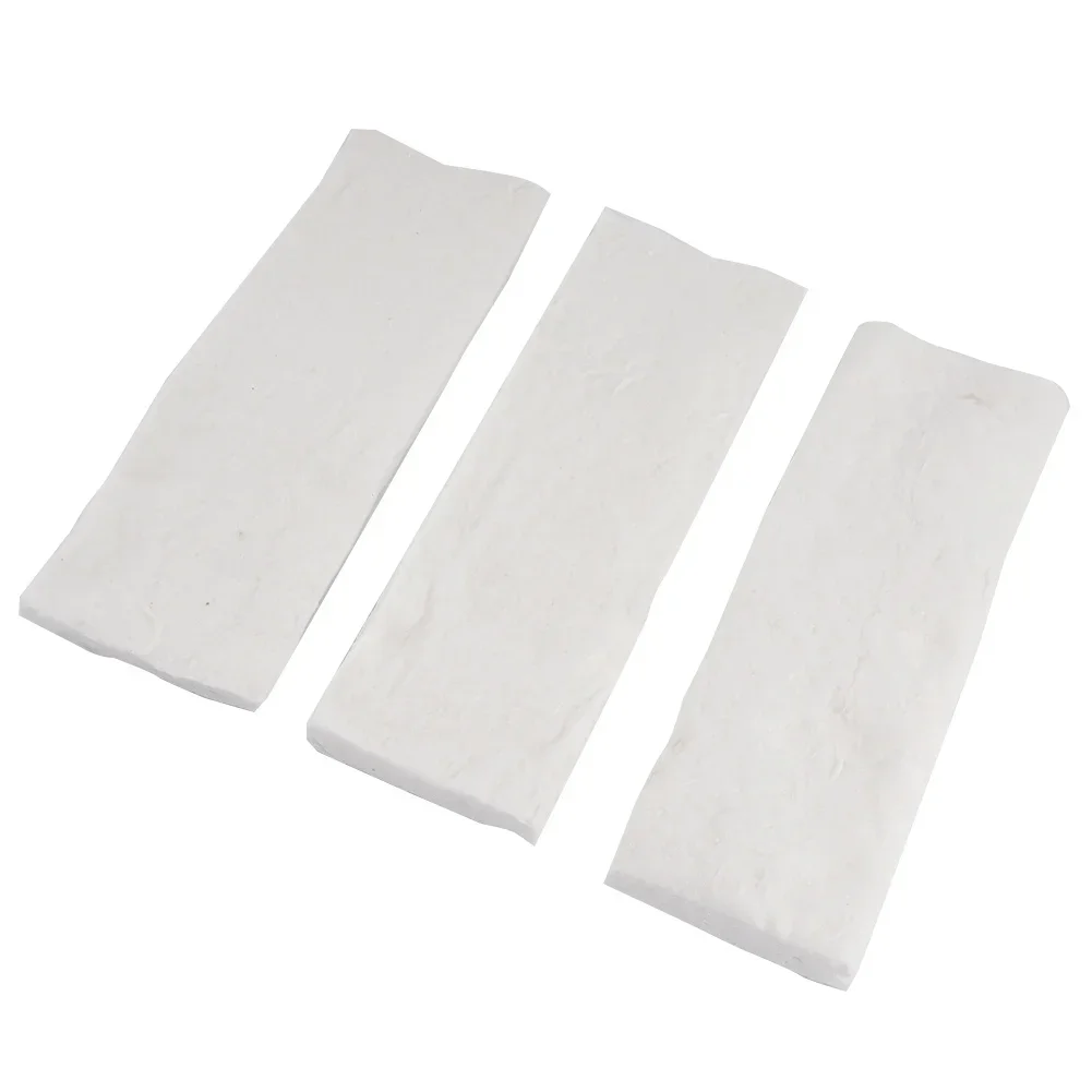 

Fiber Blanket Ceramic Sponge Leak-proof White 1206 ℃ Wool Sponge 30*10*1.5cm/2.5cm 3pc Ceramic Fiber Blanket New