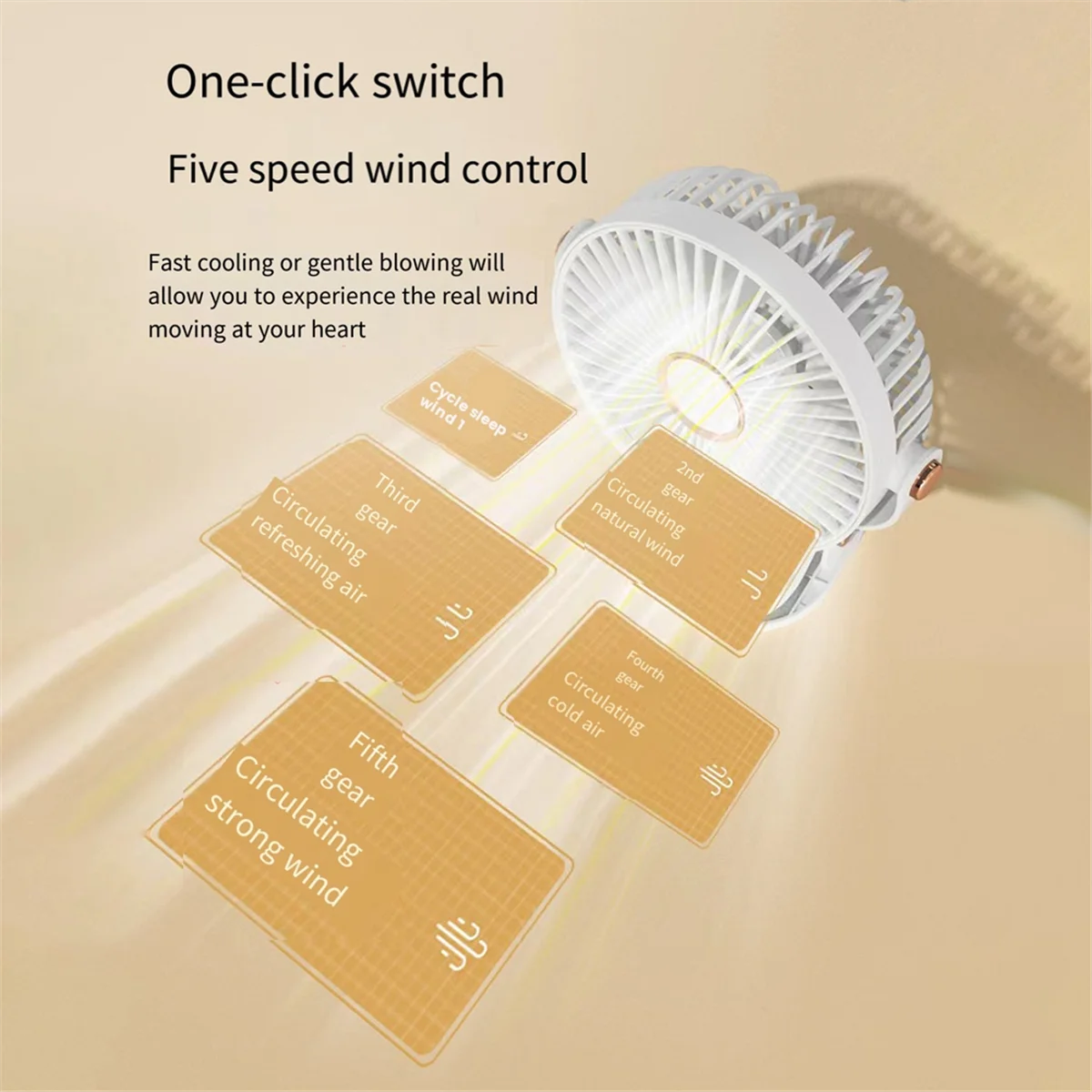 6 polegadas clipe ventilador plug-in usb recarregável forte energia eólica mini mudo portátil desktop ventilador de escritório, branco