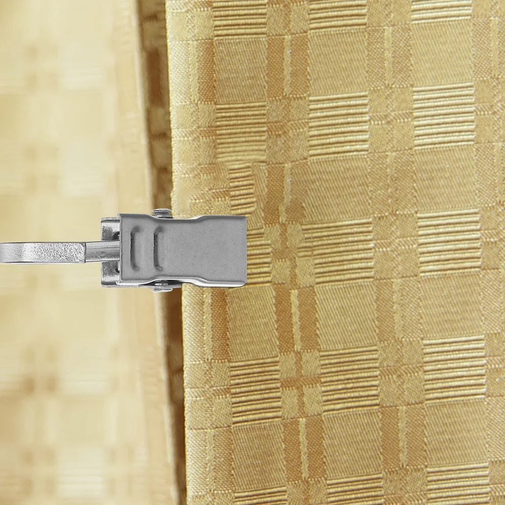 

25Pcs Thickened Steel Curtain Clips with Hooks Multi Use Hanging Clips for Shower Tapestry Rugs Backdrop Indoor Outdoor Decor