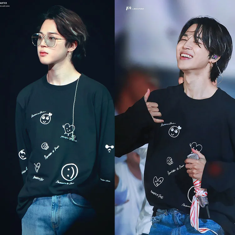   เสื้อยืดผ้าฝ้ายพิมพ์ลาย Jin Long Sve สไตล์สตรีท สปอร์ต ลำลอง ทรงหลวม คอลเลคชั่นฤดูใบไม้ร่วง เสื้อยืดสำหรับคอนเสิร์ตทัวร์