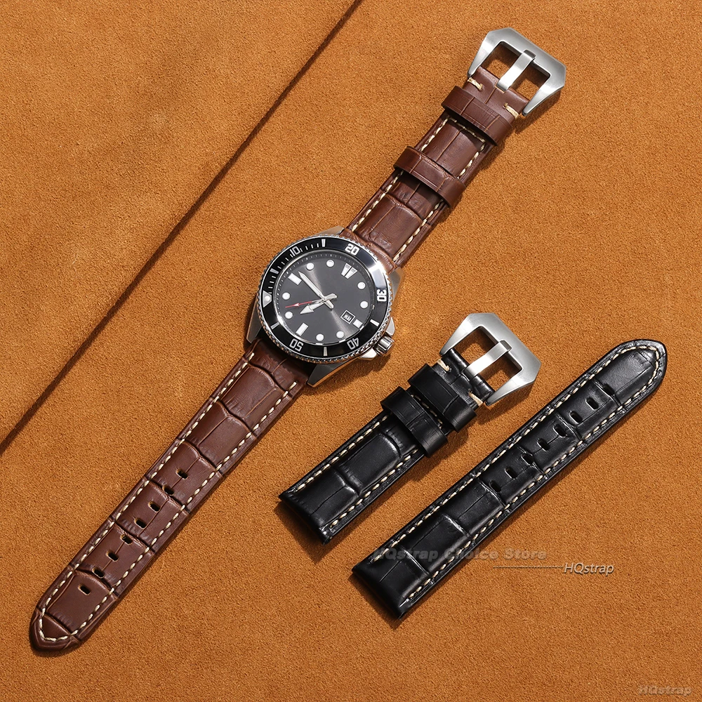 20mm 22mm 24mm 26mm 本革腕時計ストラップ メンズ レディース ウォッチバンド ブラック ブラウン ブルー レザーウォッチバンド 高品質ベルト
