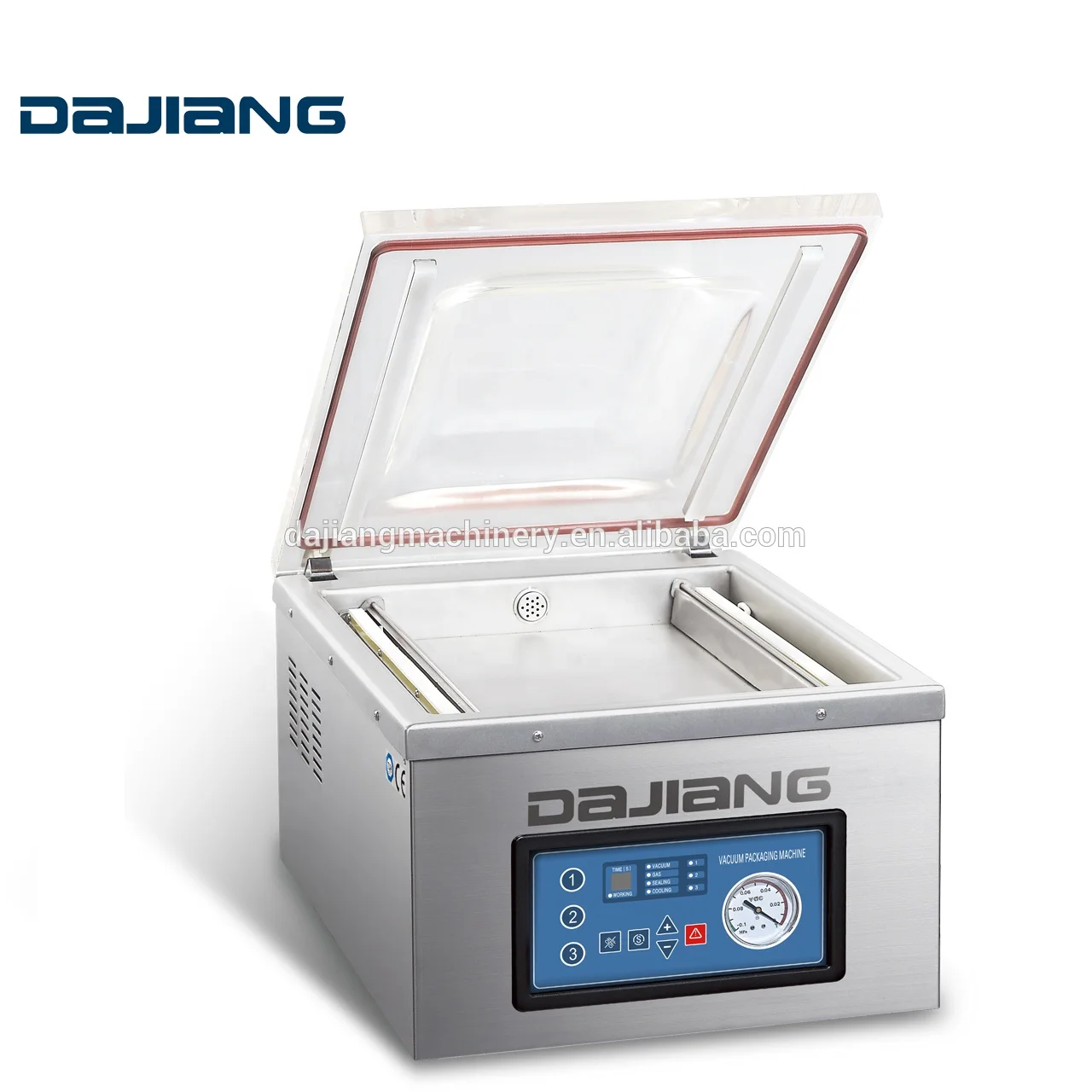 

Food Container Vacuum Bag Sealer Fish Sealing Packaging Machine Vaccum Packing Machines Dajiang Manual Table Plastic China PLC