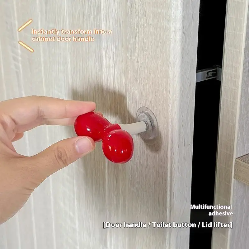 لطيف عقدة غطاء المرحاض رافع Dir اليد الحرة حمام المرحاض مقبض الأوساخ قبل أداة أداة التنظيف المنزلية