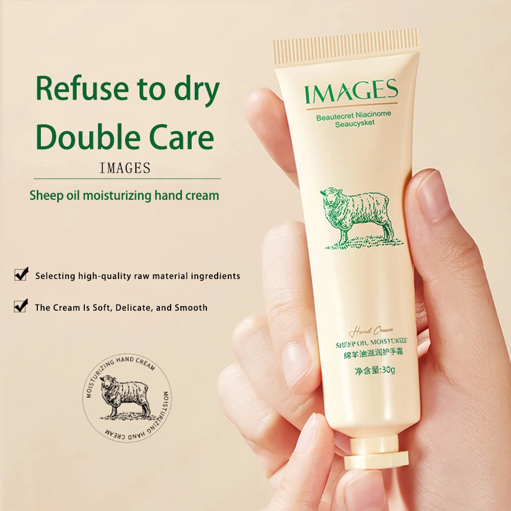 Collagen Smooth Wrinkles Hand Cream Skin Soften Silky Smooth Gloss Nourish Cracked Repair Moisturizing Product Korean Skin Care