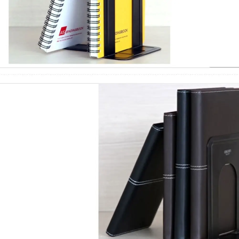 

2Pcs Bookends Thicken Metal Creative Book Stand Organizer Rack for Home Office Desk Shelf Thicken Book Stoppers