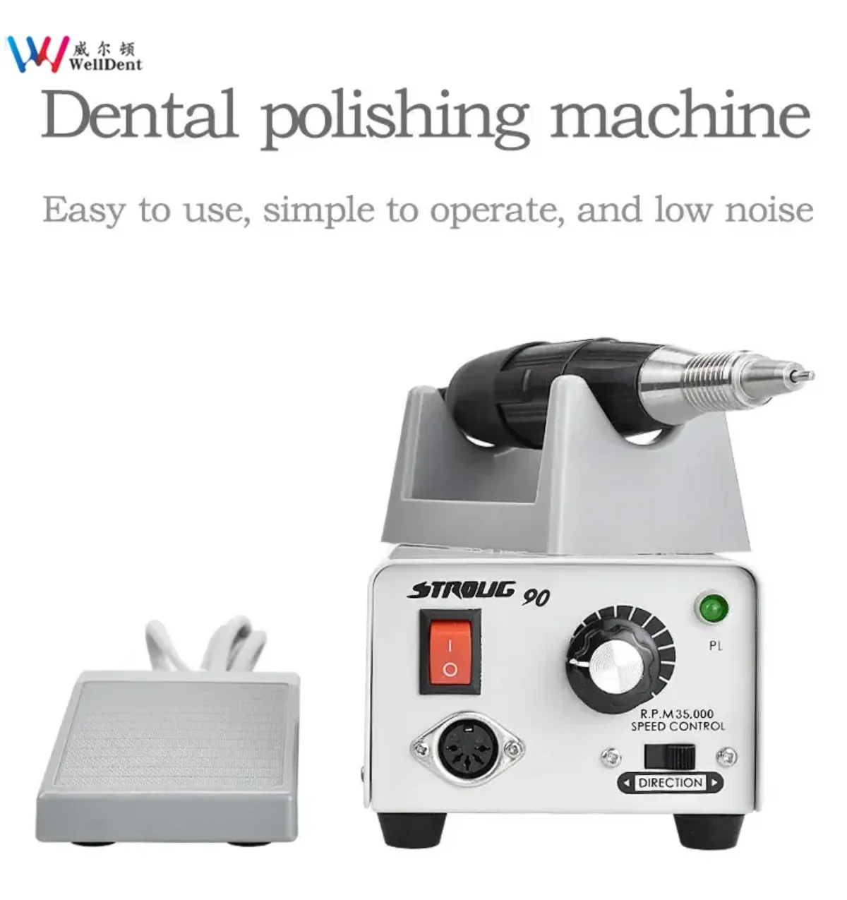 Dental Micromotor 65W 35000 RPM Strong90 Sanding Machine