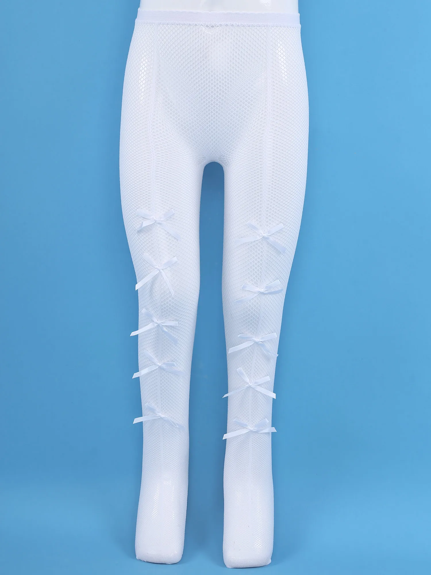 أطفال الأطفال شبكة طويلة الجوارب جوارب طويلة الفتيات الحلو شبكة صيد السمك طماق الأميرة تأثيري حلي ملحق Bowknot تخزين