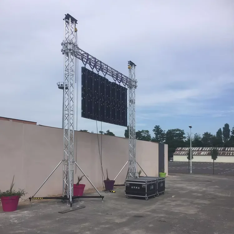 Highly Recommended 4m X 2m Complete System P2.6 P2.9 P3.91 LED Display 500x500mm Full Color Outdoor LED Screen Backdrop