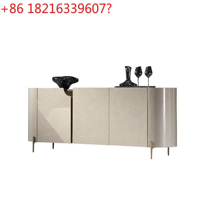 

Modern Italian light luxury porch cabinet, wall decoration, high-end locker, living room minimalist