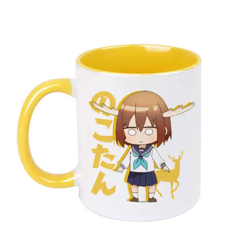 Anime Mein Deer Freund Nokotan Tassen Shikanoko Nokonoko Koshitantan Cosplay Keramik Kaffee Wasser Tasse Männer Frauen Cartoon Trinkbecher