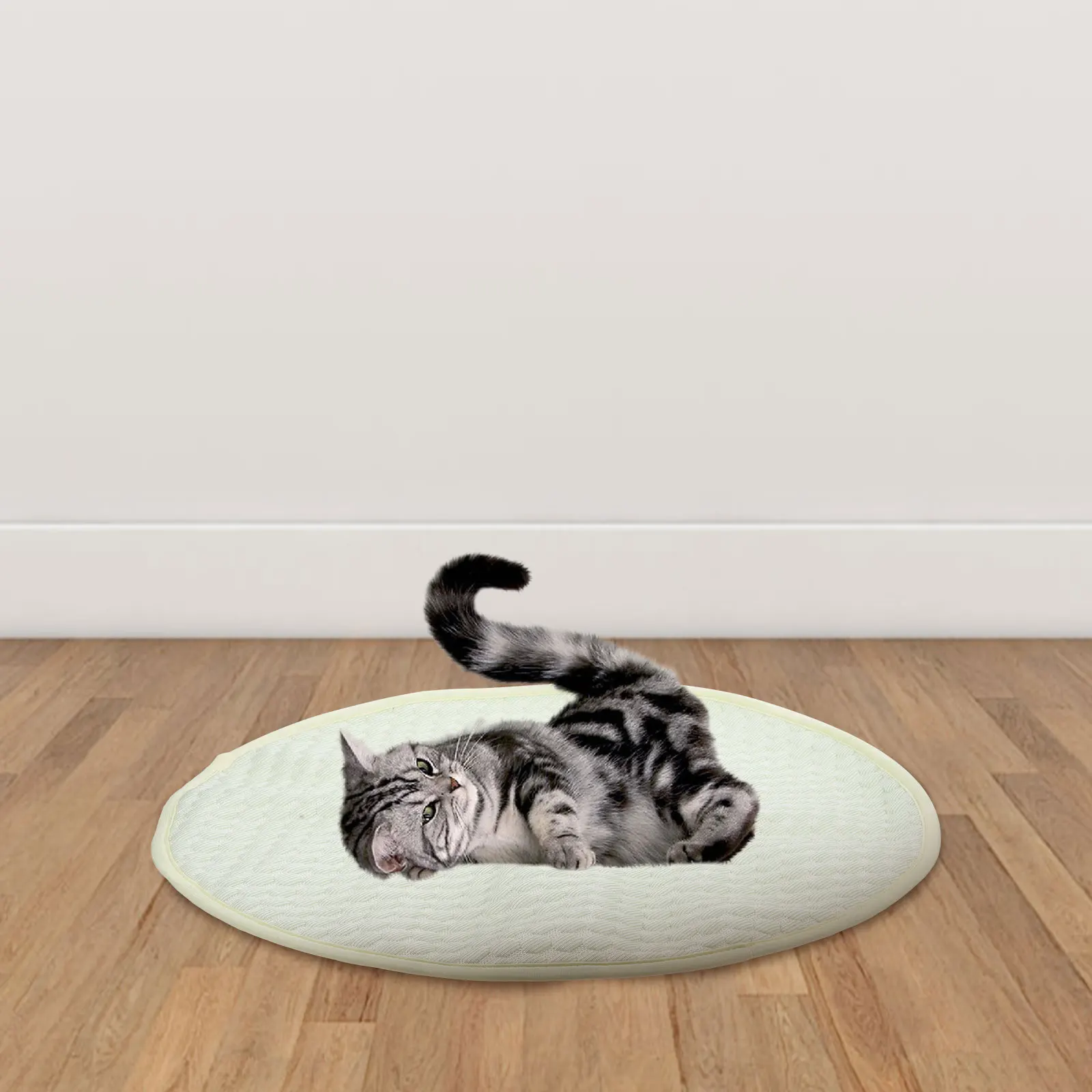 

Self Dog Bed Summer Round Pad Cats Breathable Durable Indoor Outdoor Lightweight Nonskid Sleeping Cushion Small Pets For Dogs