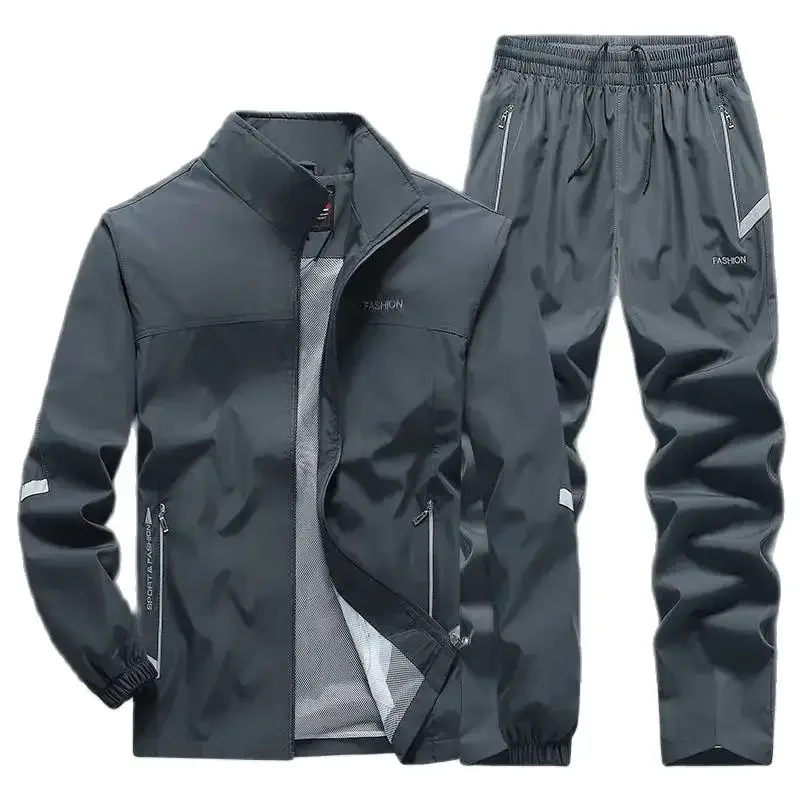 Men's Sportswear Suits New Spring Autumn Jogging Clothing Fashion Design Jacket + Pants 2 Pieces Set Male Tracksuit