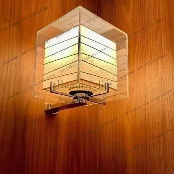 Cross-border hotel designer hallway bedroom charging Japanese restaurant luminous object