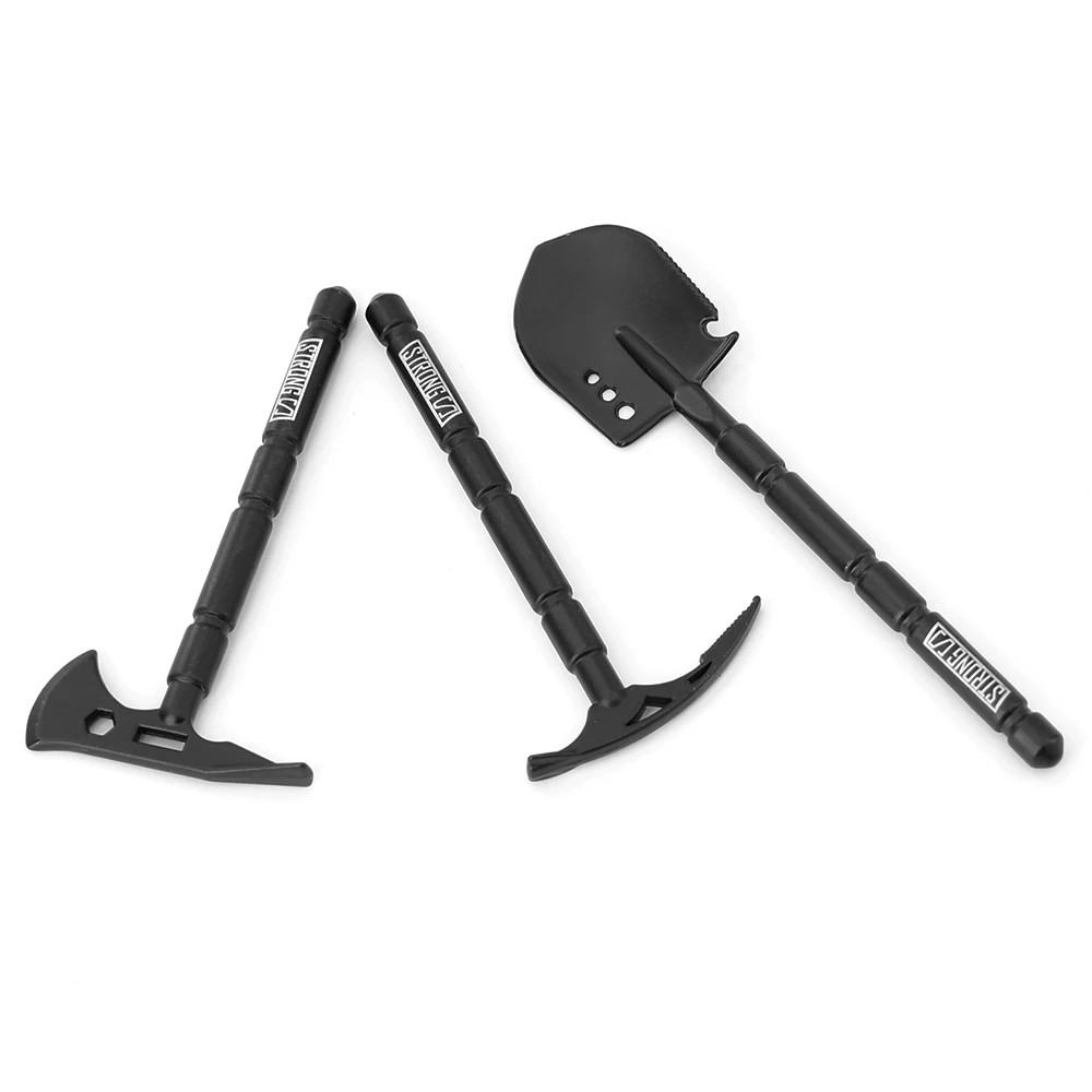 محاكاة حقيبة الظهر مجرفة الفأس Pickaxe RC المزاج الديكور ل 1/8 1/10 محوري SCX10 90046 90047 TRX4 TRX6 D90 أجزاء عالمية #4