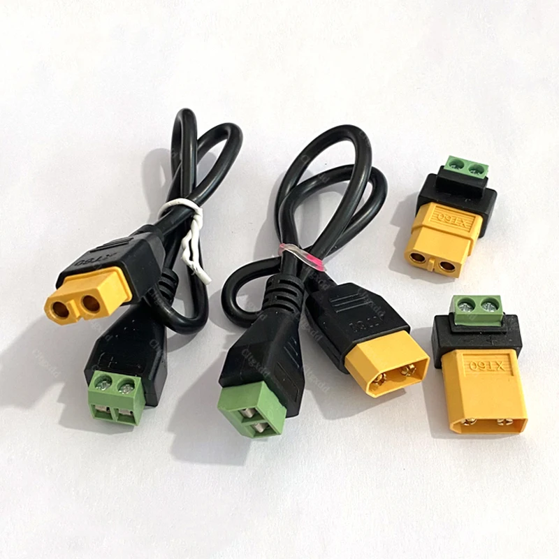 Cltgxdd XT60 auf 2-Pin-Schraubklemmenblock-Stecker, lötfreies RC-Lipo-Batterie-Stromumwandlungskabel – Detail 18