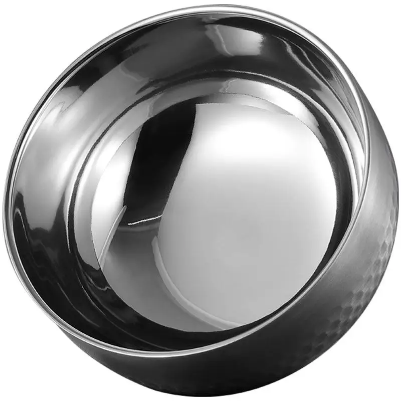 

YJQ stainless steel ramen bowl large double-layer anti-scalding heat insulation belt cover household noodle soup bowl