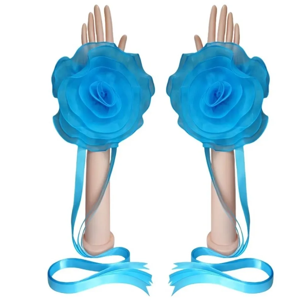 

Stereo Flower Dance Wrist Straps Wrist Strap Dance Practice Modern Dance Hand Sleeve 3D Flower Hand Sleeve