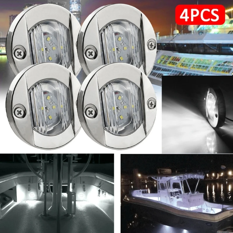 6LED 요트 보트-LED 스턴 라이트 캐빈 데크 예의 조명, 해양 인테리어 조명, 드롭 배송
