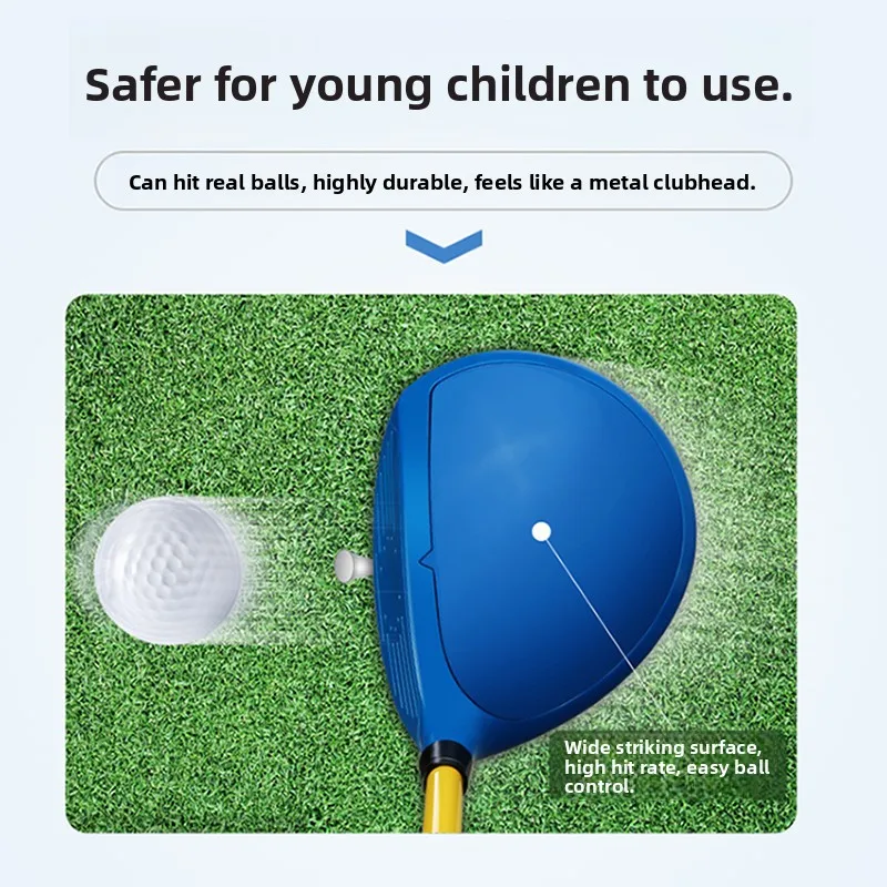 

Children's Golf Club Set Plastic Practice Clubs ortened Bars Kindergarten Outdoor Activities Training Stis PGM JRTG0