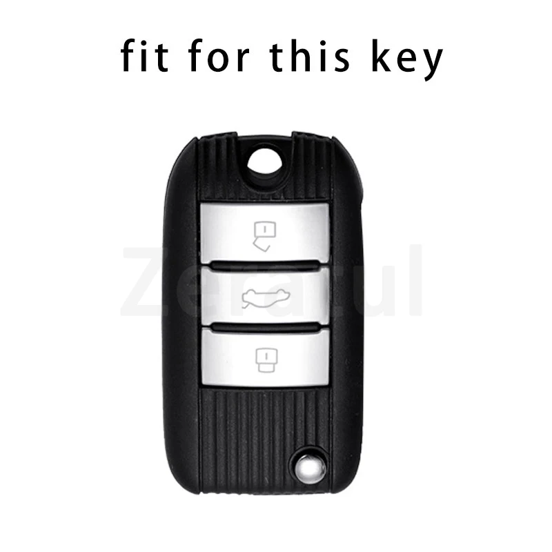 Soft TPU Car Flip Key Case Cover Bag for Roewe RX5 MG3 MG5 MG6 MG7 MG ZS GT GS 350 360 750 Shell Protector Accessories