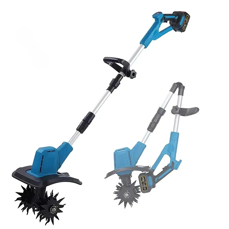 New electric small agricultural tools, electric hoe, weeding, ditching and loosening rotary tiller