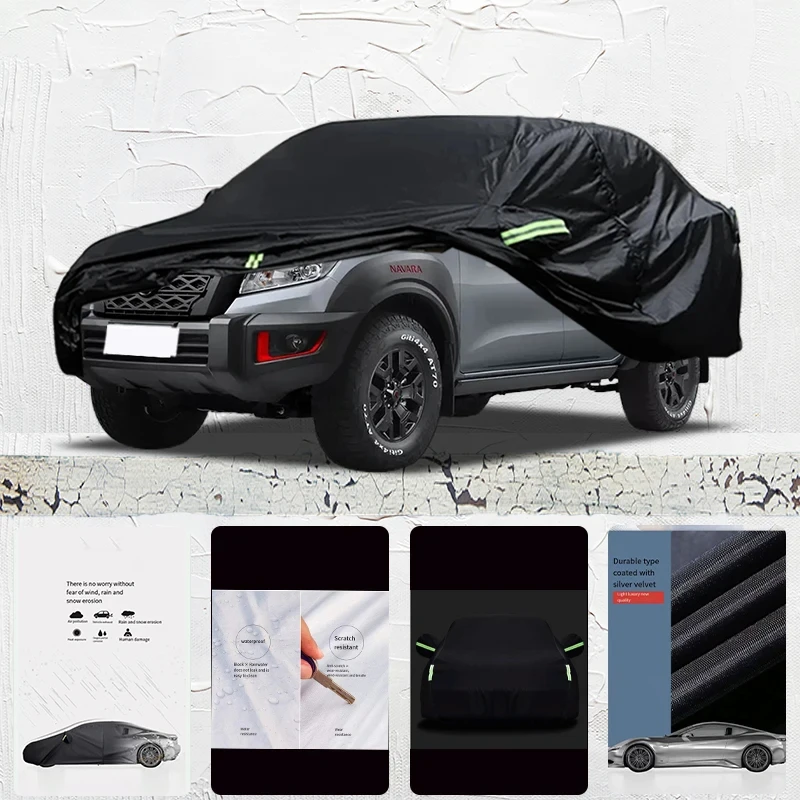 

For Nissan-Navara Auto Anti snow Anti dust Anti-uv Anti peeling paint And Anti Rainwater 210t Car cover protection