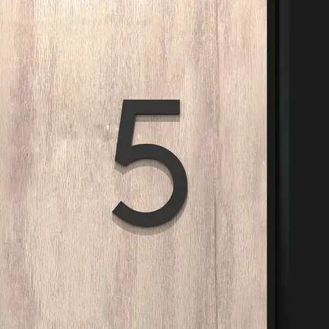 1PC Digits Acrylic House Number Sticker Self Adhesive Door Plate Sign Outdoor Address Number Apartment Office Hotel Room Decor