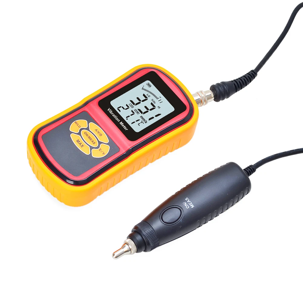 GM63B Vibration Meter Visually display measurement value and status