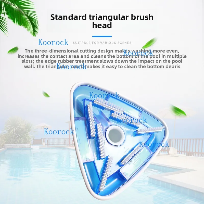 Limpador automático de piscina para pequenas e médias, tanque de peixes koi, aspirador de pó subaquático, remove resíduos de lama e sujeira