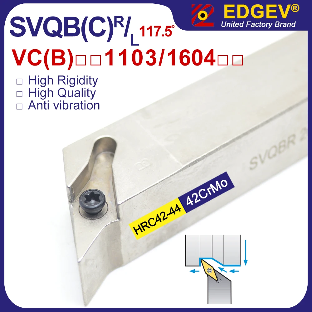 SVQBR1616 SVQBR2020 SVQCR1616 SVQCR2020 SVQCR2525 SVQBR SVQBL SVQCR SVQCL VBMT VCMT Lắp Máy Tiện Dụng Cụ Xoay Giá Đỡ Cnc Thanh