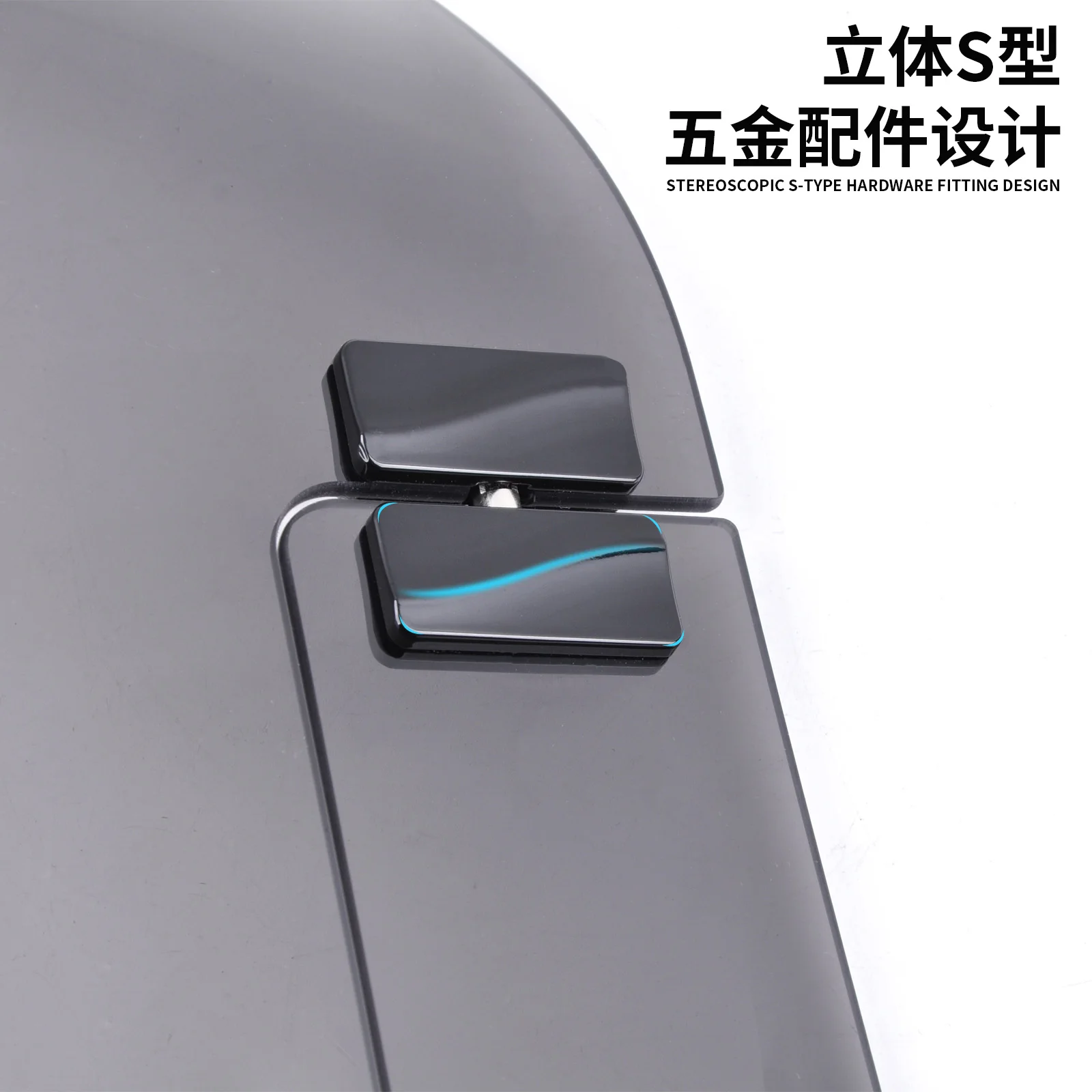 Panical Rauchgrauer Verstellbarer Windschutz Seitenflügel Windabweiser für Honda Gold Wing GL1800 GL1800B F6B 2018-2026 PMMA – Detail 2