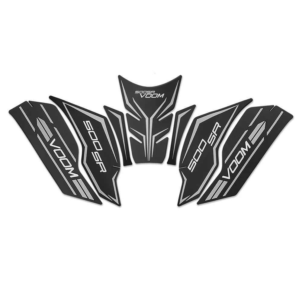 FOR CFMOTO 500 SR SR500 500SR VOOM 2024 Motorcycle Stickers Rubber Tank Pad Protector Side Non-Slip Protection Decals